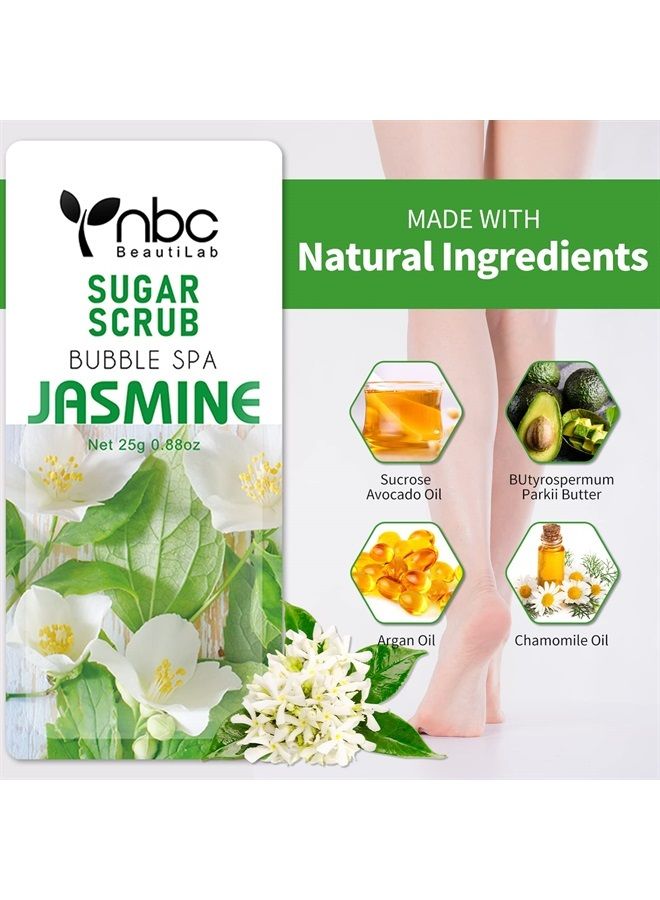 Foot Scrub For Pedicure,Foot Exfoliating Scrub Suagr Scrub Pedicure Gel For Feet,Pedicure Foot Spa Supplies For Dry Feet, Make Baby Soft Feet 16 Packs A Box, Lavender