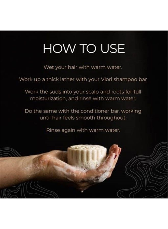 Shampoo Bar, Hidden Waterfall - Handcrafted with Longsheng Rice Water & Natural Ingredients - Sulfate-free, Paraben-free, Cruelty-free, Phthalate-free, pH balanced 100% Vegan, Zero-Waste