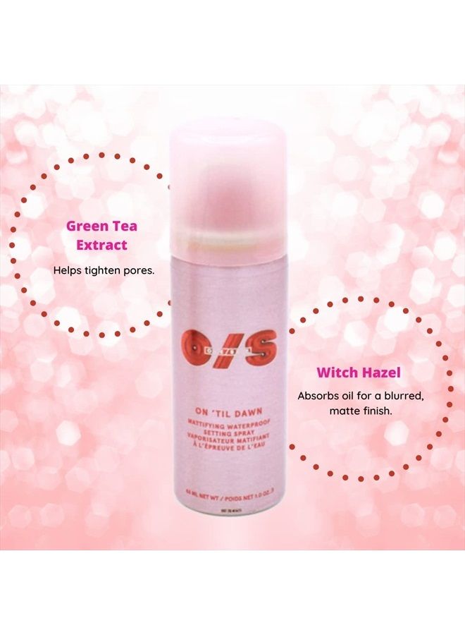 One Size Patrick Starr On Til Dawn Mattifying Waterproof Setting Spray 1 oz 1 Ounce (Pack of 1)