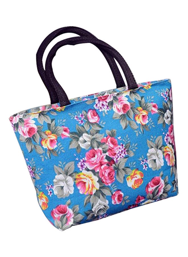Rose Flower Printed Shoulder Bag Multicolour