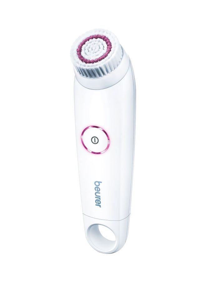 Electric Facial Cleansing Brush White/Pink