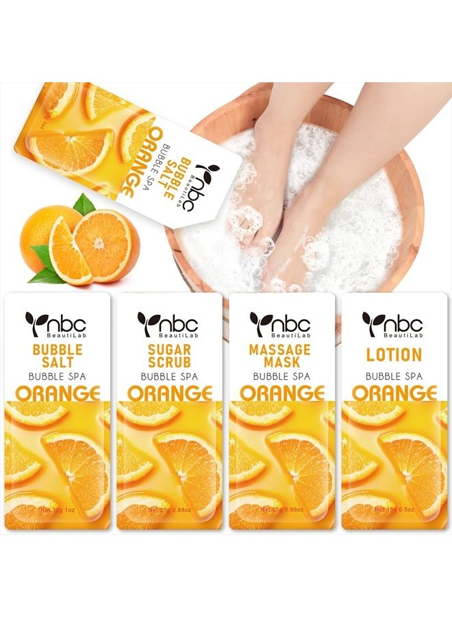 Pedicure Foot Soak Salt For Dry Feet Foot Spa Kit At Home (4_Orange)