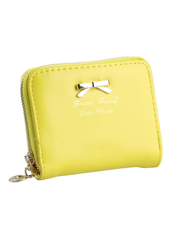 Bowknot Wallet Yellow