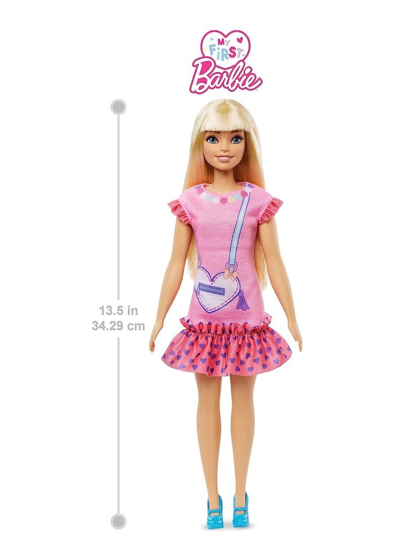 My First Barbie Malibu Blonde Hair Doll 13.5 Inch