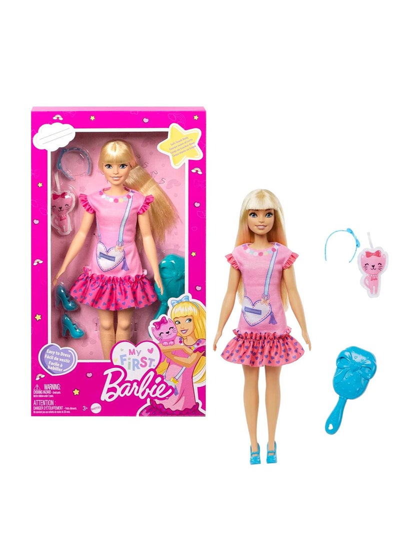 My First Barbie Malibu Blonde Hair Doll 13.5 Inch