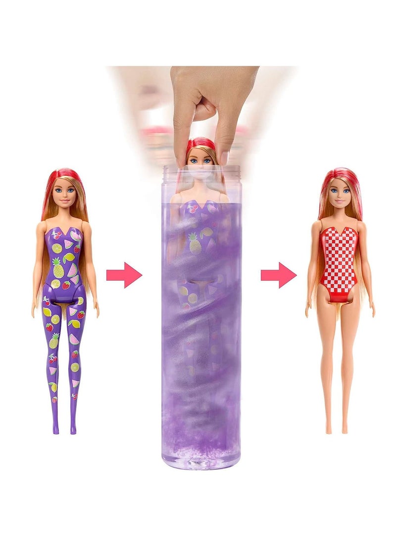 Barbie Color Reveal Doll Sweet Fruit Series - Style May Vary