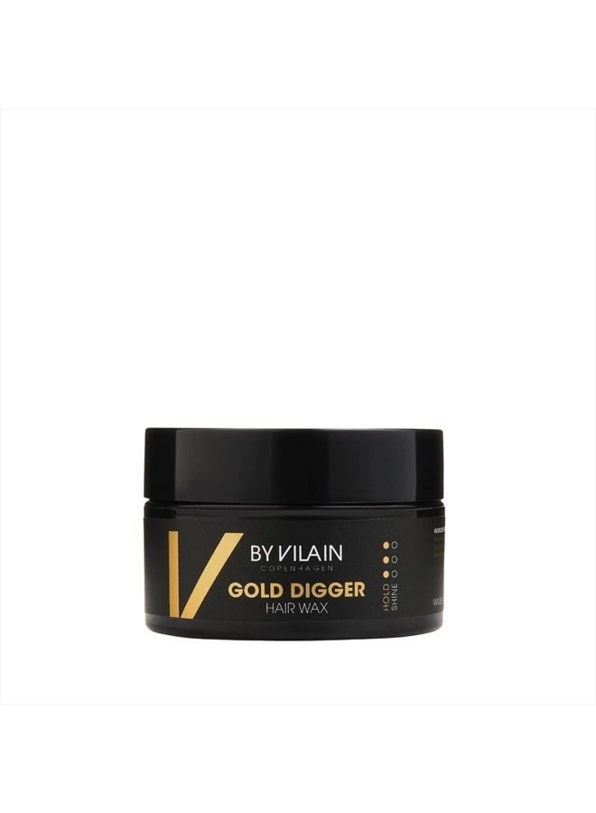 Gold Digger Hair Wax - Super Strong Hold Matte Finish Clean Cut Look Long Lasting Hair Pomade Easy to Style for Fullness & Texture Smoothing & Slick Hair Molding Wax Paste Gel for Men 15ml