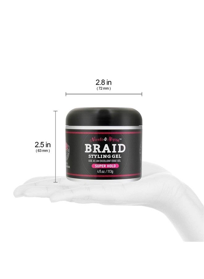 Braid Styling Gel (4oz - Pack of 2)
