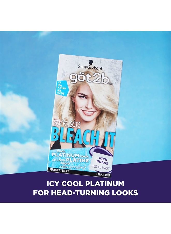 Got2b Bleach It Permanent Hair Color, 00A Ultra Platinum