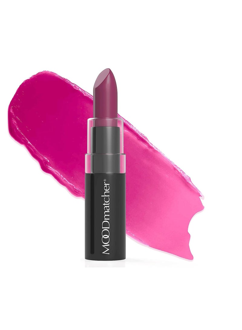 A creamy glossy color changing lipstick lasts for 12 hours