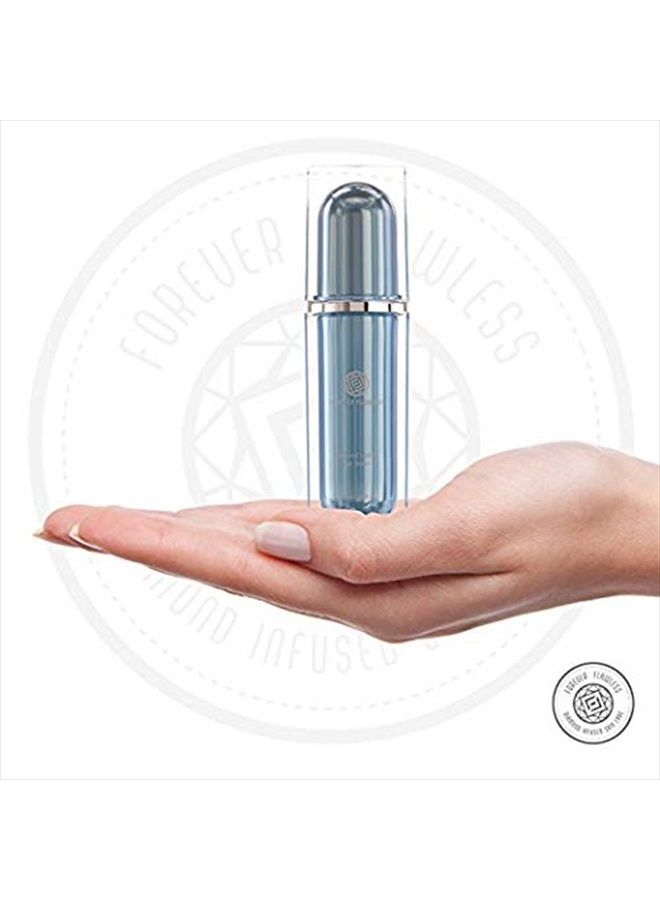 Diamond Infused Eye Serum. Blue Diamond Eye Serum Formulated to Diminish Puffiness, Bags, Dark Circles, Wrinkles, and Fine-Lines around the Eyes.