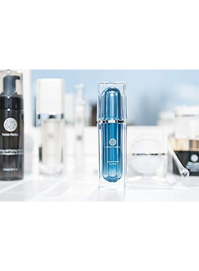 Diamond Infused Eye Serum. Blue Diamond Eye Serum Formulated to Diminish Puffiness, Bags, Dark Circles, Wrinkles, and Fine-Lines around the Eyes.