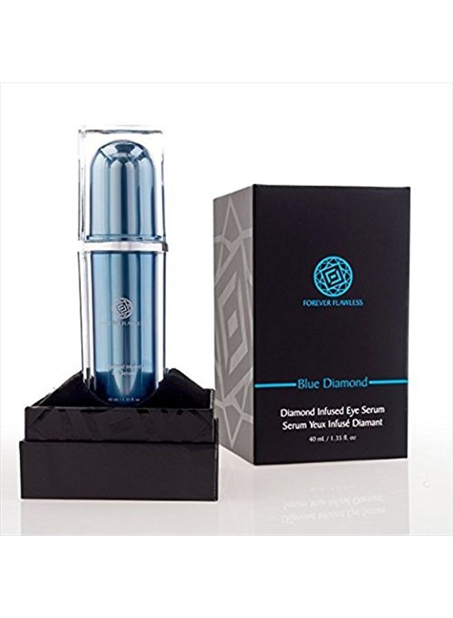 Diamond Infused Eye Serum. Blue Diamond Eye Serum Formulated to Diminish Puffiness, Bags, Dark Circles, Wrinkles, and Fine-Lines around the Eyes.