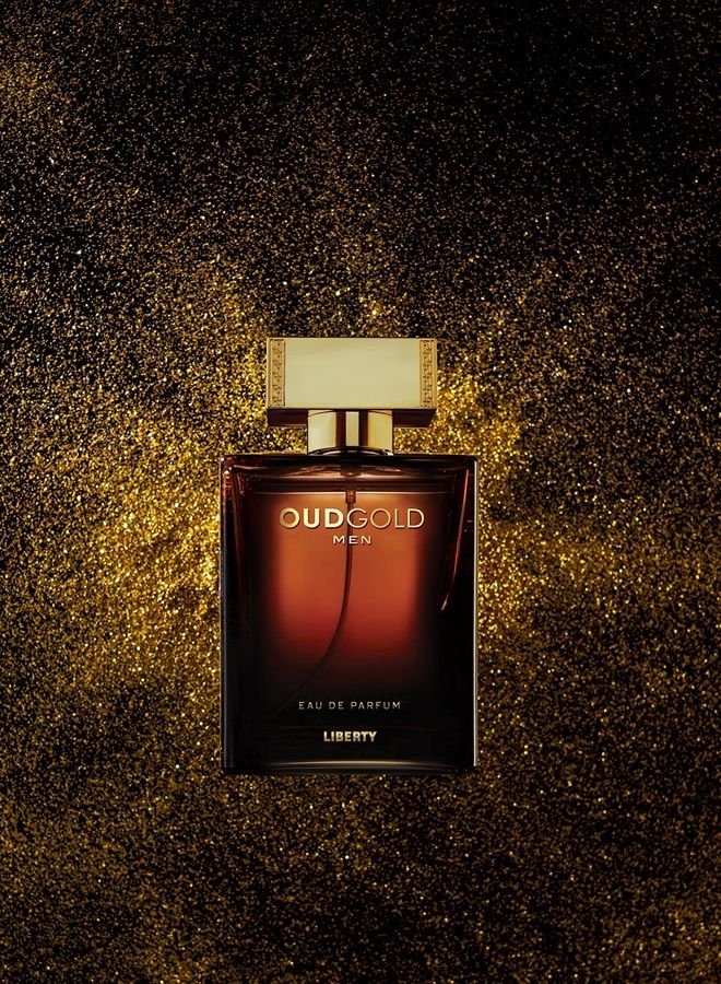 Luxury Oud, OudGold Perfume for Men, Eau De Parfum (EDP) Spray, 100ml/3.4 Oz, Long Lasting Smell