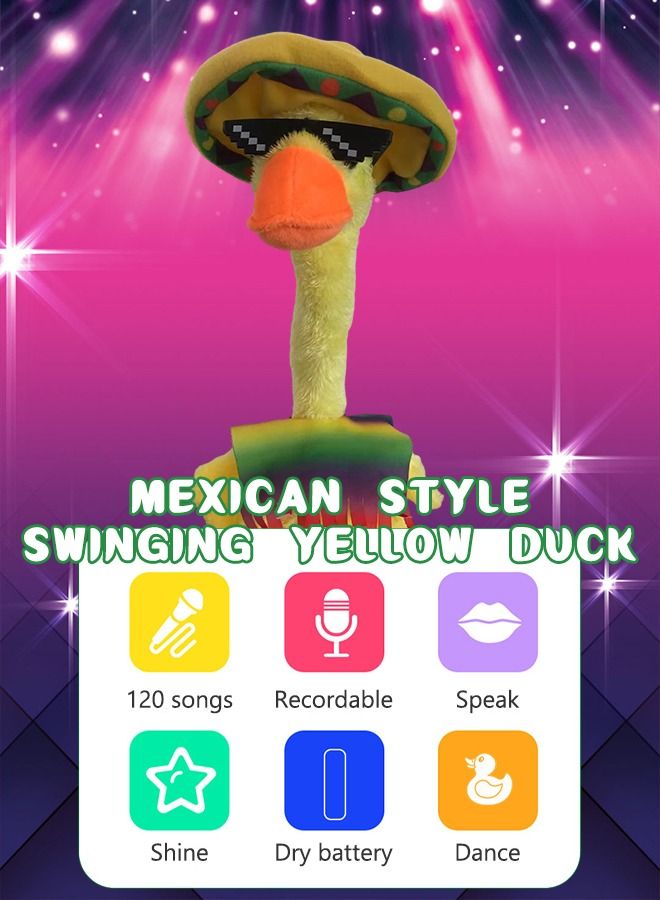 GROIC Dancing and Sing Duck Plush Toys with 120 Arabic Songs