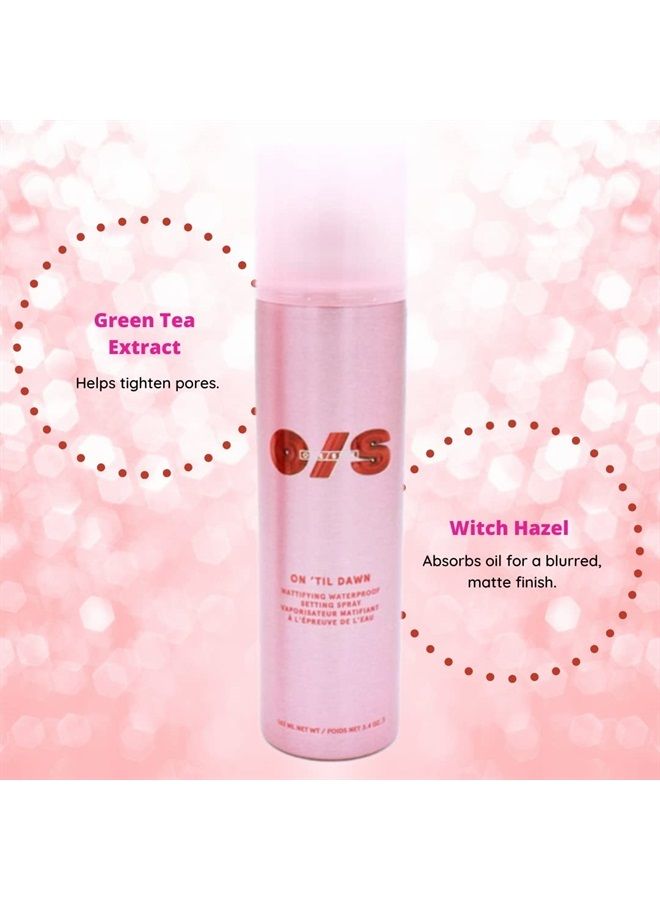 On 'Til Dawn Mattifying Waterproof Setting Spray 3.4/ 143 mL Ounce (Pack of 1)