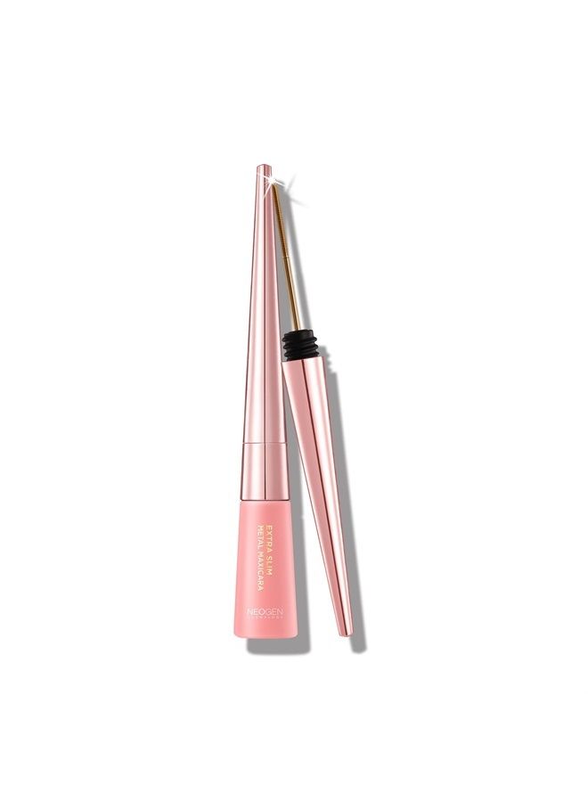 NEOGEN DERMALOGY Innovative Sensational Hygienic Washable Extra Slim Metal Mascara (Slim, Black)