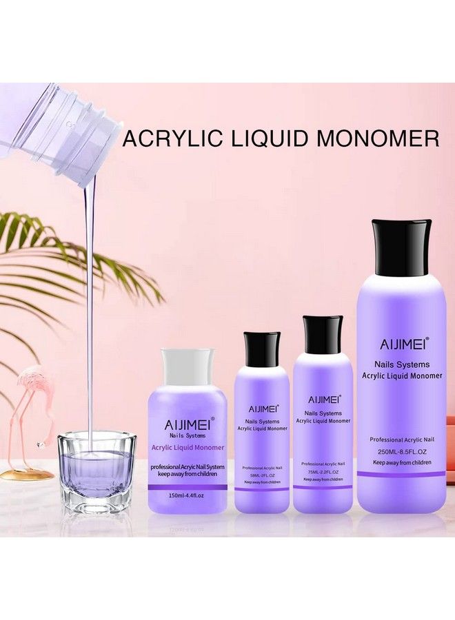 Acrylic Monomer Acrylic Liquid 58Ml 2Oz Acrylic Liquid Monomer For Acrylic Powder Acrylic Nail Liquid Monomer For Acrylic Nails Acrylic For Nails Powders & Liquids Acrylic Nail Powder And Liquid