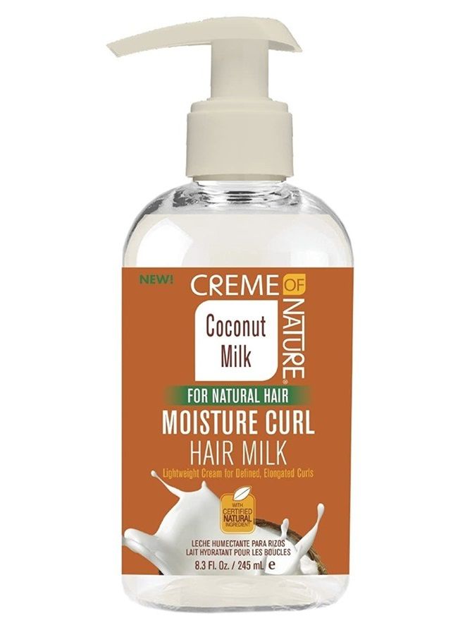 Creme Of Nature Coconut Milk Moisture Curl Hair Milk 8.3 Ounce (245ml)