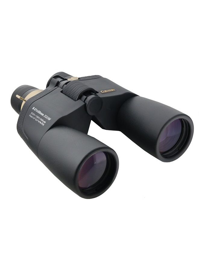 8-21x50 Full Size Zoom Binoculars, Black (CZ82150)