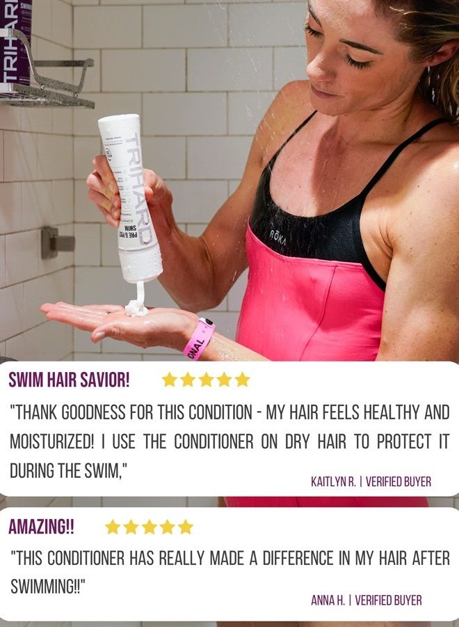 Pre & Post Swim Conditioner | Swimmers Conditioner | Pre Swim Hair Protection | Chlorine Removal Solution (Pool Kit)