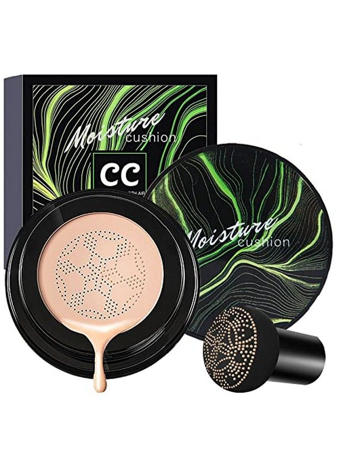 Mushroom Head Air Cushion Cc Cream Foundation Mushroom Head Foundation Bb Cream Makeup Foundation Concealer Brighten Longlasting Oil Control And Moisturizingnatural