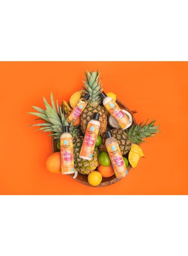 Poppin Pineapple So So Smooth Vitamin C Leave In Conditioner- For Shiny, Longer, Thick & Healthy Hair - Protein Free Formula - For All Types, 8 Ounces