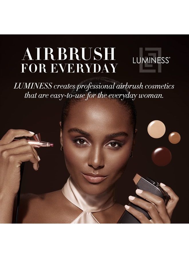 Luminess Air Silk 4-In-1 Airbrush Foundation- Foundation, Shade 020 (.5 Fl Oz) - Sheer to Medium Coverage - Anti-Aging Formula Hydrates and Moisturizes - Professional Makeup Kit for Cordless Air Brush