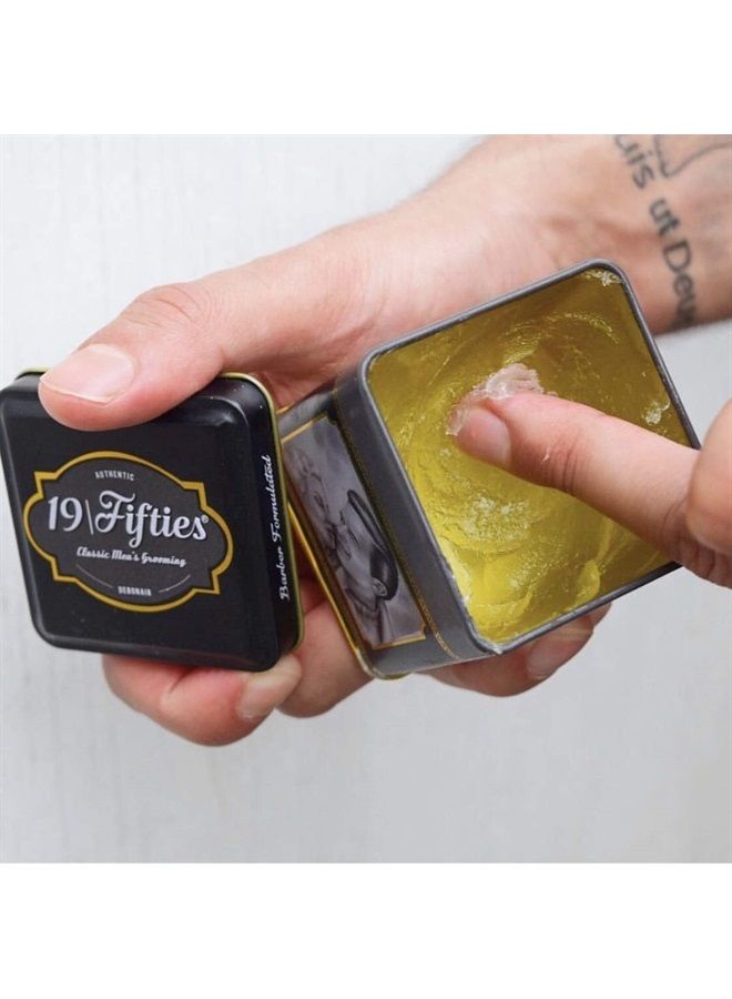 Union Original Pomade For Men - 4oz Beautiful Tin | All Day Firm Hold, Easily Washes Out With Water, High Shine & Amazing Scent - Ideal For Pompadours, Side-Part Comb-Overs, & Slick-Back