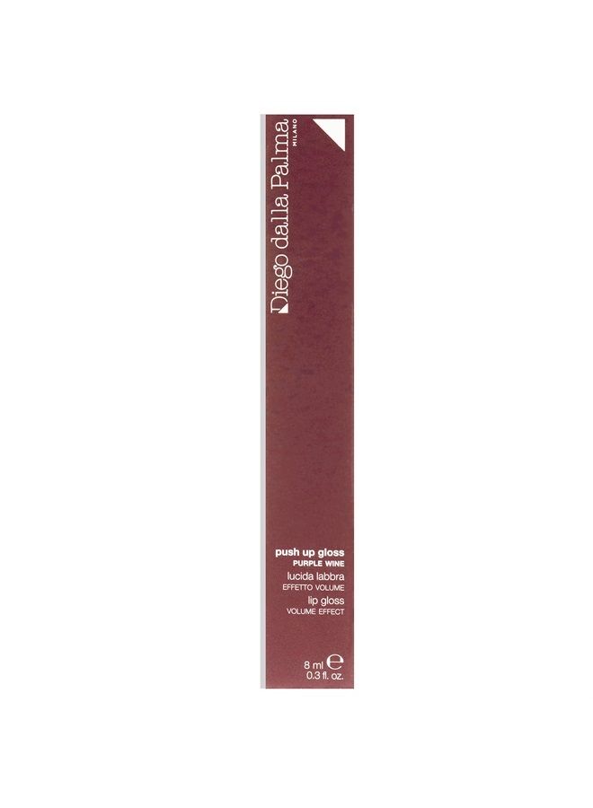 Push Up Lip Gloss - Super-Glossy With A 3D Effect - Intense Finish - Glitter-Free Texture For Slightly Tinted Lips - For Full Volume And Mirror Look - 149 Purple Wine - 0.3 Oz