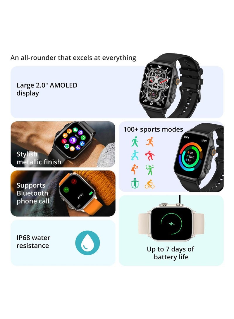 Smart Watch with Call/Text Fitness Tracker Watches Heart Rate Monitor/Blood Pressure/Body Temperature Sleep Monitor