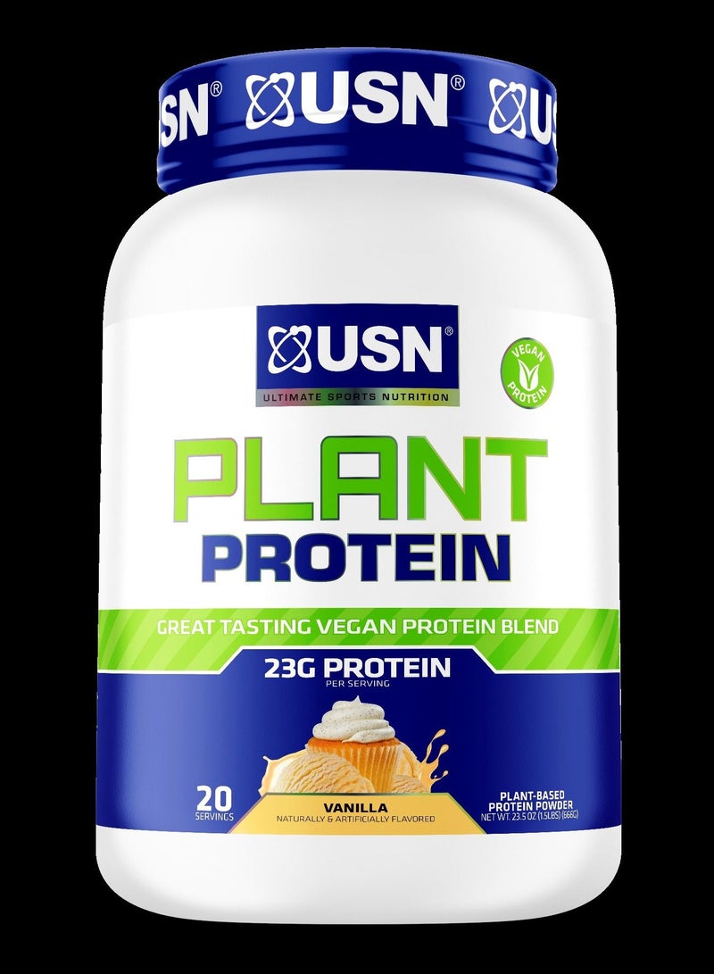 USN 100 Percent Plant Protein Vanilla 666g