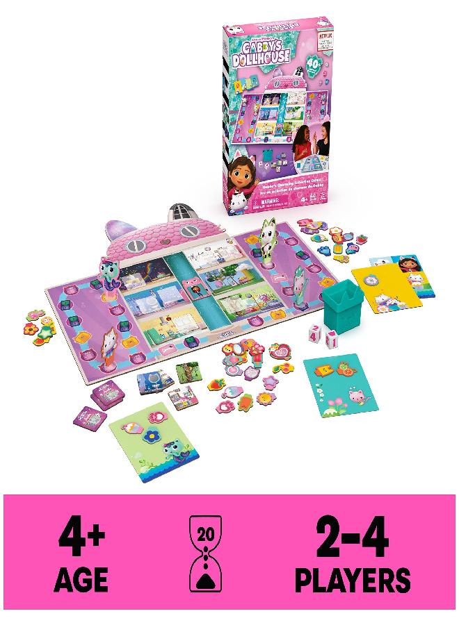 Gabby’s Dollhouse, Charming Collection Game Board Game for Kids Based on The Netflix Original Series Gabby’s Dollhouse Toys, for Kids Ages 4 and Up