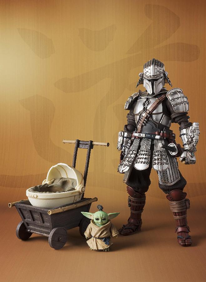 Tamashi Nations - Star Wars: The Mandalorian - Ronin Mandalorian & Grougu (Beskar Armor), Bandai Spirits MEISHO Movie Realization