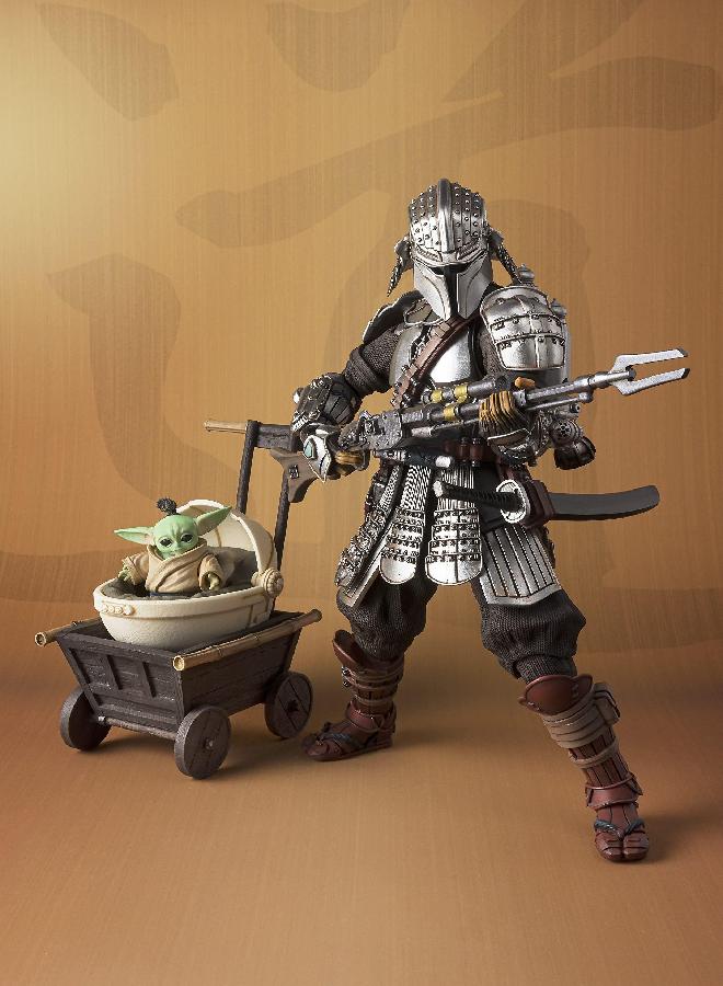 Tamashi Nations - Star Wars: The Mandalorian - Ronin Mandalorian & Grougu (Beskar Armor), Bandai Spirits MEISHO Movie Realization