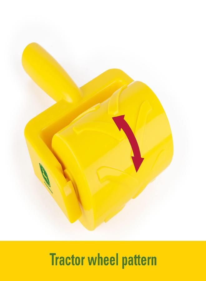 John Deere Big Scoop Dump Truck Toy with Sandbox Tools - Construction Toys Featuring Dump Truck, Sifter, Hand Tiller, and Tractor Wheel Roller - 15 x 8.25 x 9.25 inches -Green - Ages 3-5 Years