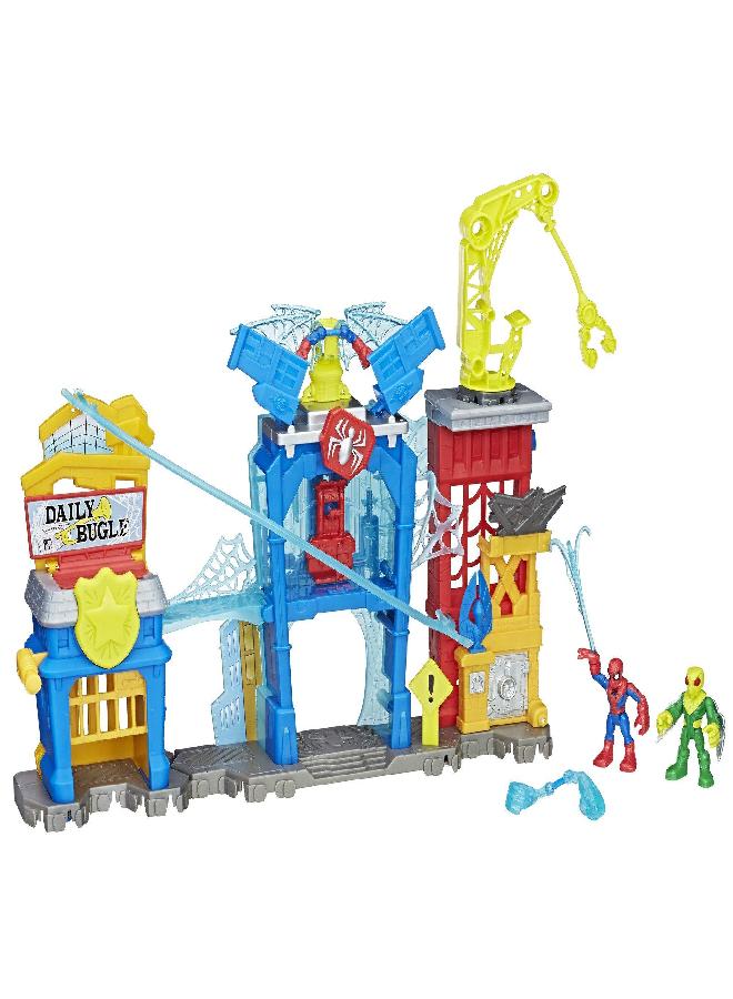 Playskool Heroes Sha Spider Man Web Quarters Toy