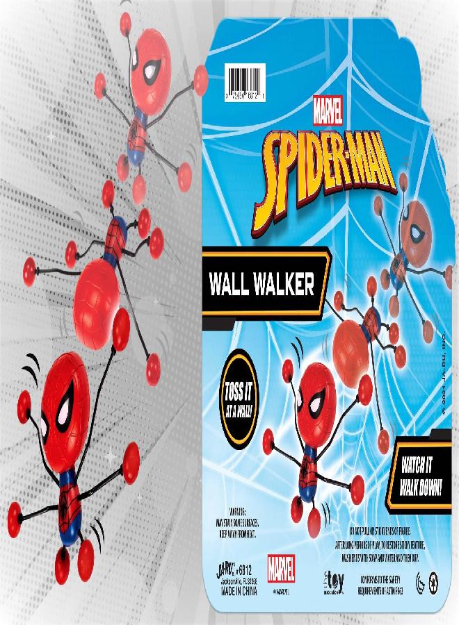 JA-RU Spiderman Stretchy Window-Crawler (6 Units) | Wall-Climber and Window Walker-Rolling Sticky Toys | Marvel Avengers Superhero Fidget Toys | Toys and Novelty Toys for Kids. 6812-6