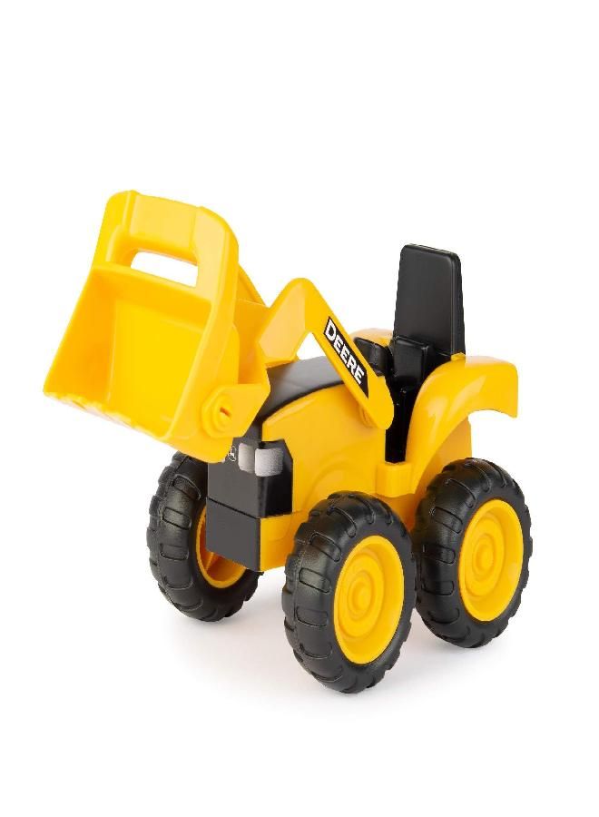 John Deere Dump Truck Toy and Toy Tractor with Loader - Sandbox Toys for Kids - Yellow - Ages 18 Months and Up - 6 Inch - 2 Count