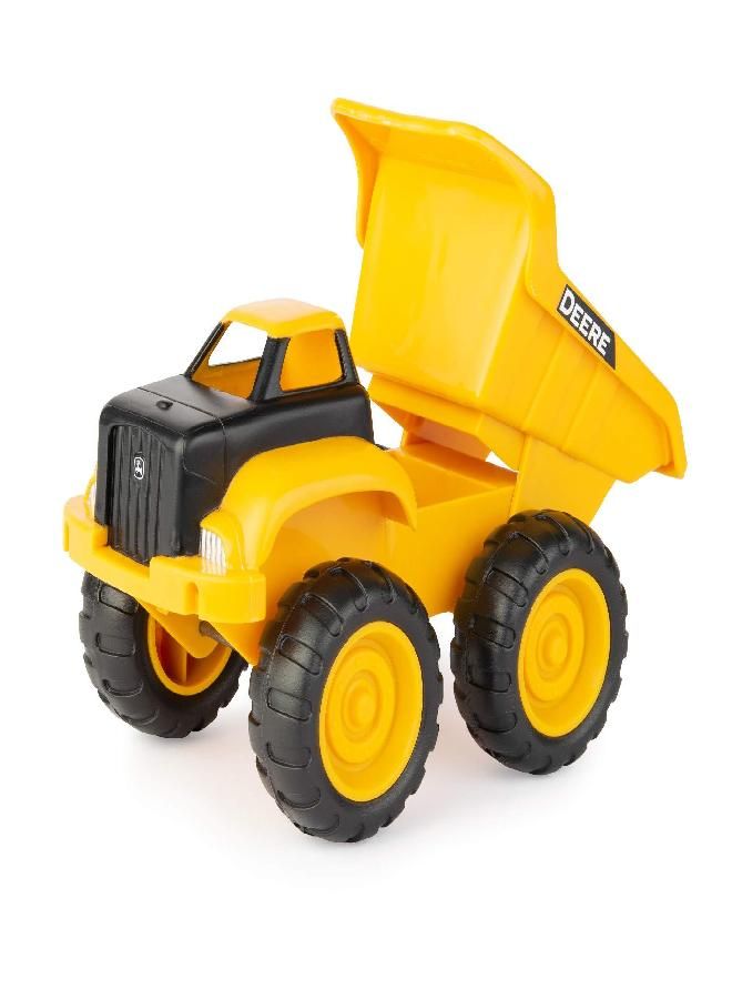 John Deere Dump Truck Toy and Toy Tractor with Loader - Sandbox Toys for Kids - Yellow - Ages 18 Months and Up - 6 Inch - 2 Count