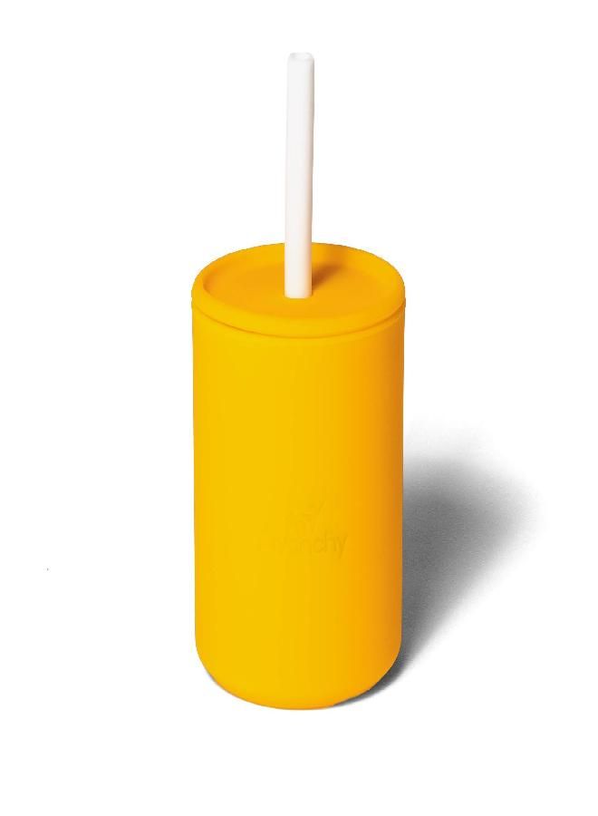Avanchy Baby Kids Water Cups Straws Lid. Silicone Cup Straw Lids Unisex, Boy, Girl. First Infant Bottles Replacement no Handles, Spout, Drop Proof. White 5oz