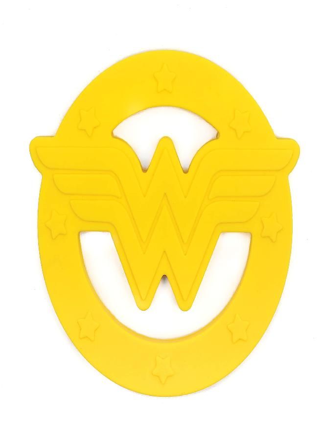 Bumkins Teething Freezer Toys for Babies, DC Comics Wonder Woman Baby Toy Teether, Teething Baby Relief for Gums, Babies 3 Months Up, Freezable Silicone Teether