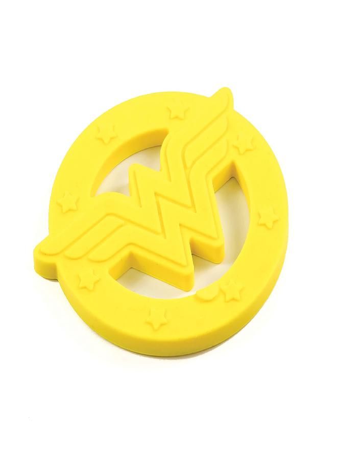 Bumkins Teething Freezer Toys for Babies, DC Comics Wonder Woman Baby Toy Teether, Teething Baby Relief for Gums, Babies 3 Months Up, Freezable Silicone Teether