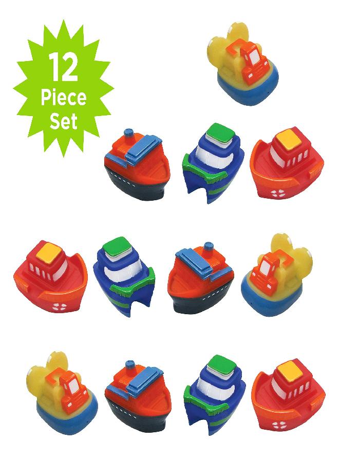 Idea Factory Color Changing Boat Bath Squirter Toys - Party Favors, Educational, Bath Toys