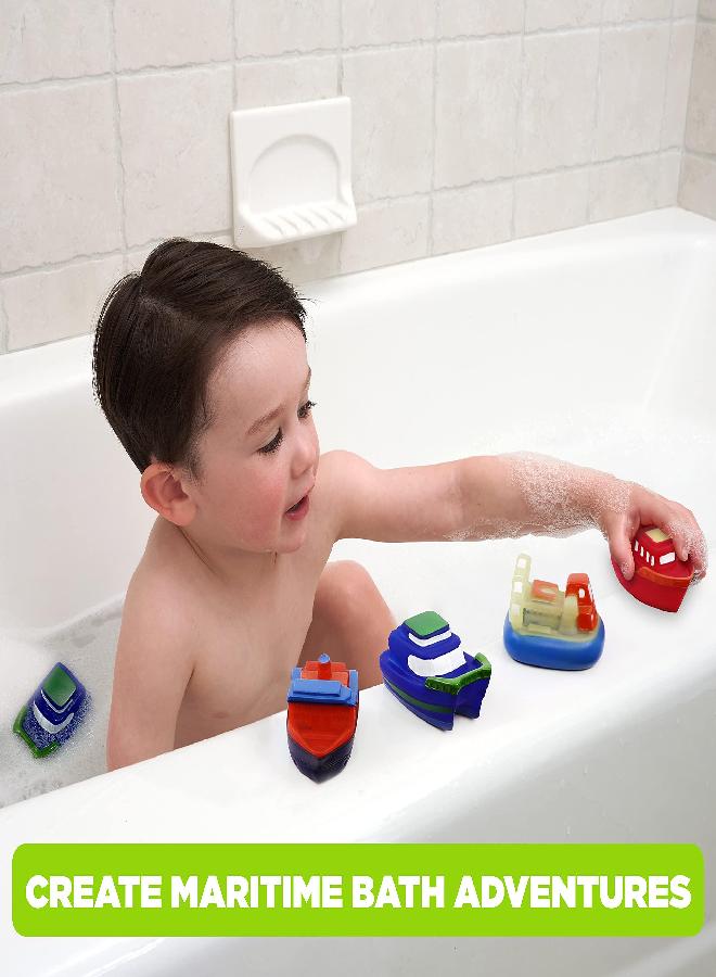 Idea Factory Color Changing Boat Bath Squirter Toys - Party Favors, Educational, Bath Toys