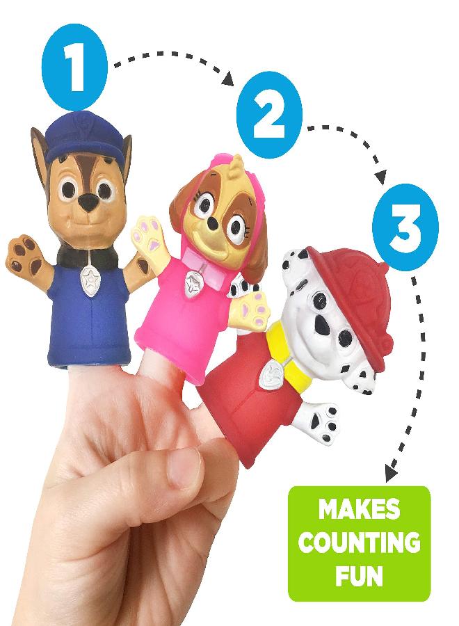 Nickelodeon Paw Patrol Finger Puppets - Party Favors, Educational, Bath Toys, 1st Gen, 5 Count (Pack of 1)