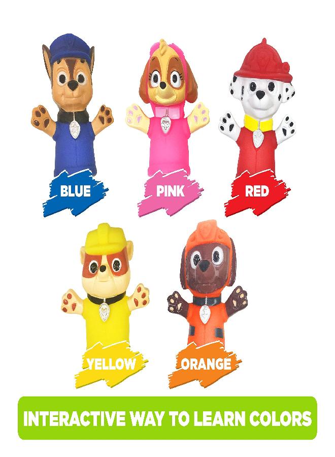 Nickelodeon Paw Patrol Finger Puppets - Party Favors, Educational, Bath Toys, 1st Gen, 5 Count (Pack of 1)