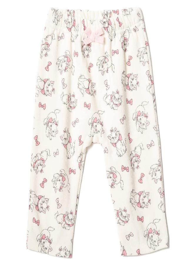 Disney The Aristocats Marie Newborn Baby Boy or Girl Fleece Hoodie Bodysuit Pants Pink/White 0-3 Months