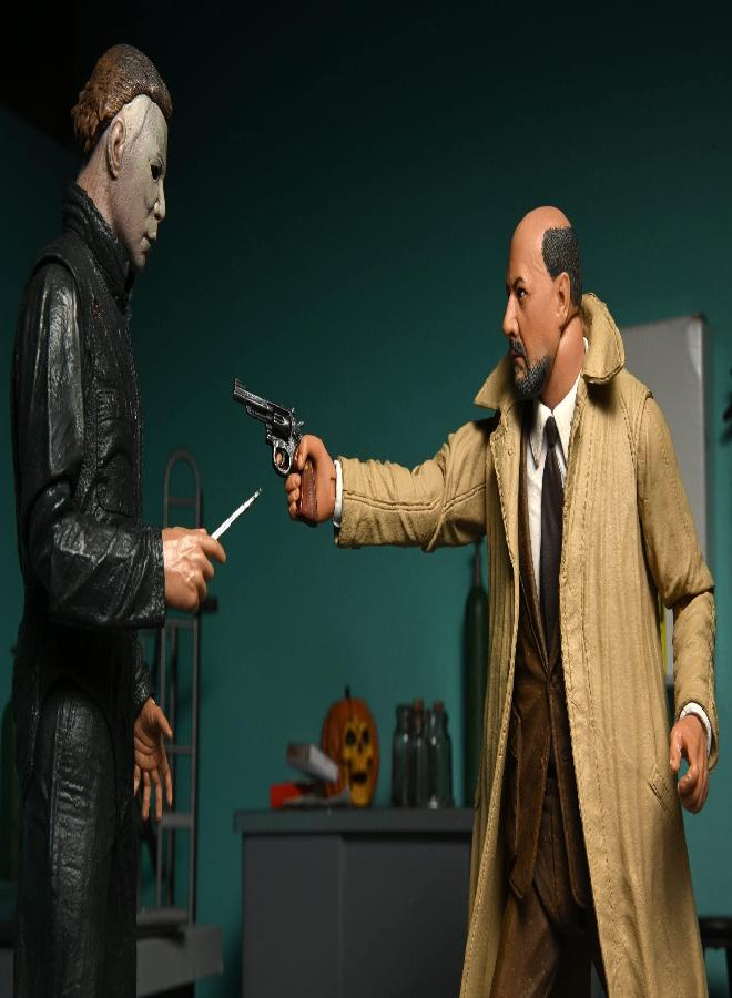 NECA Halloween 2: Michael Myers & Dr Loomis Action Figure 2-Pack