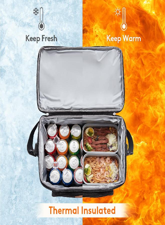 Lifewit Large Cooler Bag 27/32/48 Cans Insulated Lunch Bag Lightweight Portable Cool Bag Double Layer for Picnic, Beach, Work, Trip